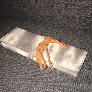 Brand New Gray Batik Boutique Jewellery Roll